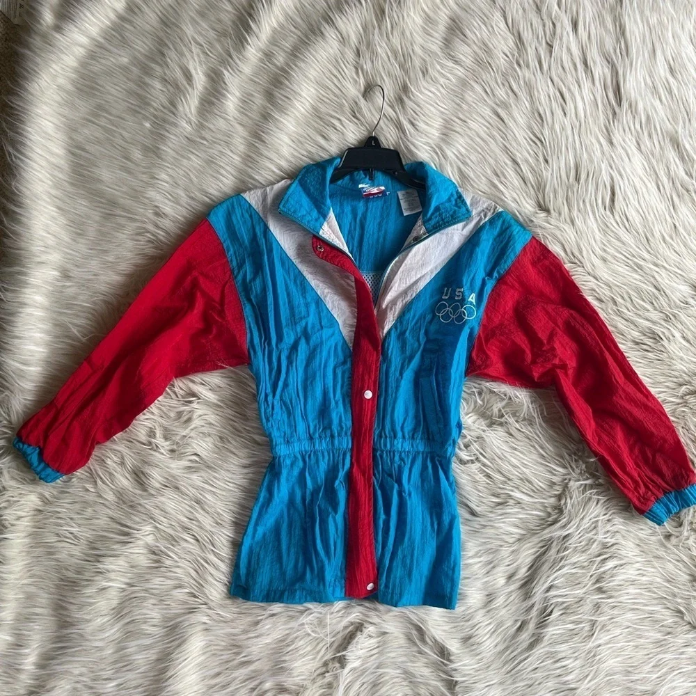 Vintage Olympics 90’s USA Jcpenney Windbreaker size Medium